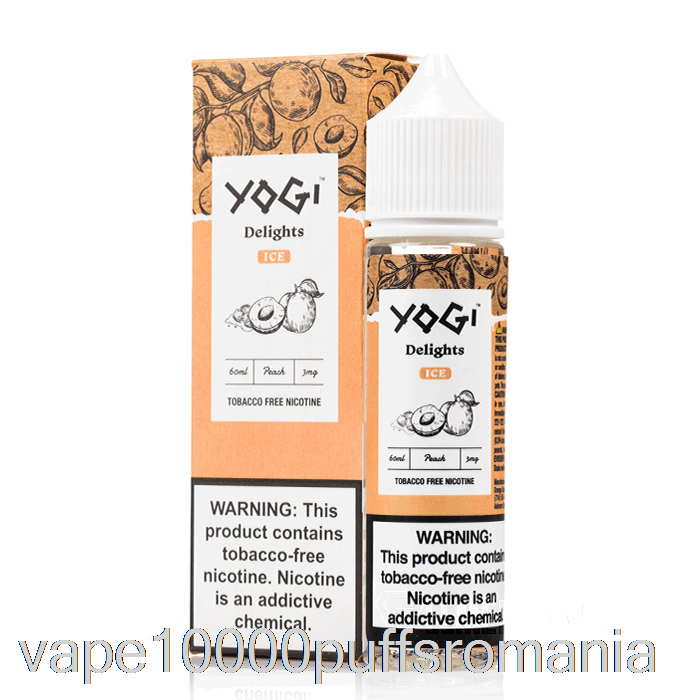 Vape Romania Peach Ice - Delicii Yogi - 60ml 6mg